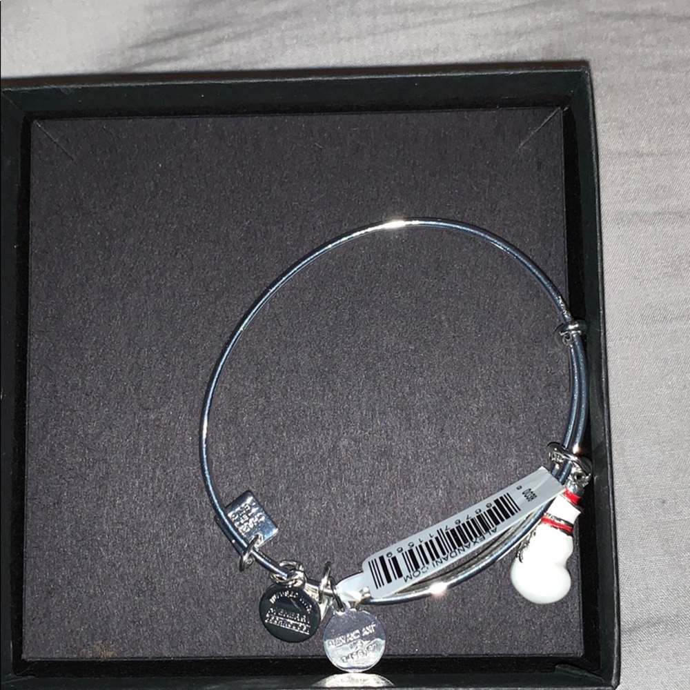 Alex and Ani snowman bangle